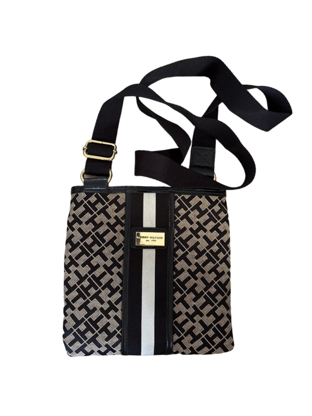 Women's Tommy Hilfiger Crossbody Bag One Size Black Beige
